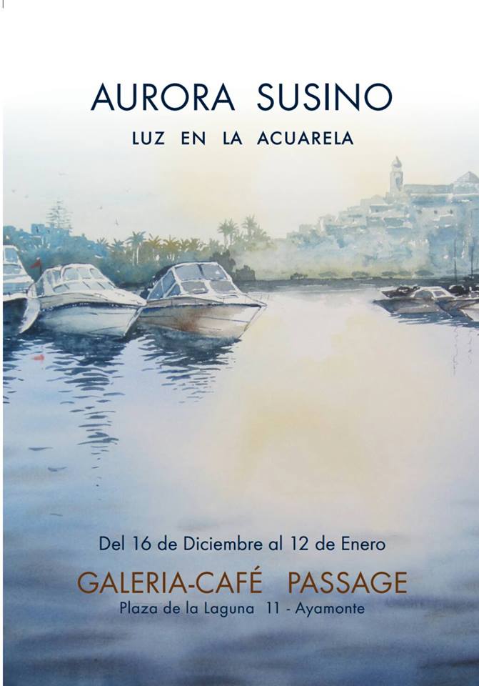 Exposición de Aurora Susino – Luz en la acuarela